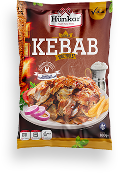 LAMELLES DE KEBAB GOLD POULET GRILLE HUNKAR - 800G