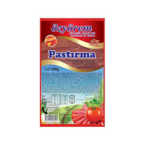 JAMBON DE BOEUF SECHE PASTIRMA OZYOREM - 100G