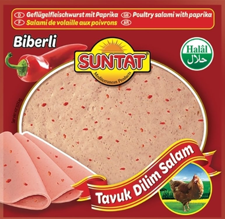 SALAMI DE VOLAILLE AU PAPRIKA EN TRANCHES SUNTAT