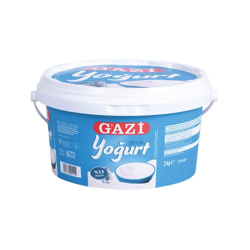 YAOURT NATURE BRASSE CIFTLIK GAZI - 3KG