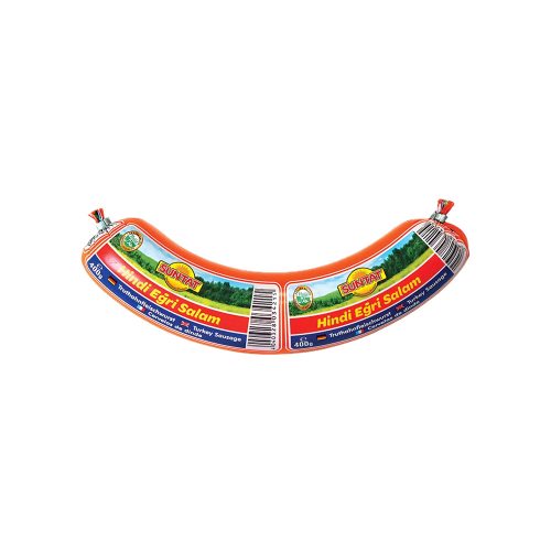 SAUCISSON DINDE/POULET COURBE SUNTAT - 400G