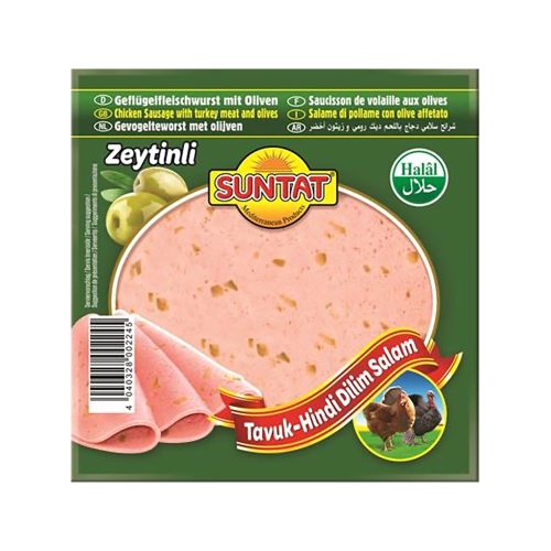 SALAMI VOLAILLE OLIVES TRANCHES SUNTAT - 200G