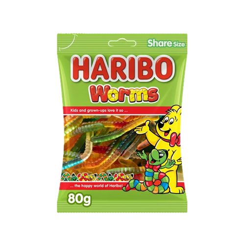 WORMS BONBONS HARIBO - 80G