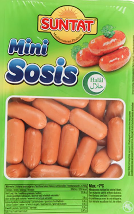 MINI SAUCISSES DE VOLAILLE SUNTAT 400G