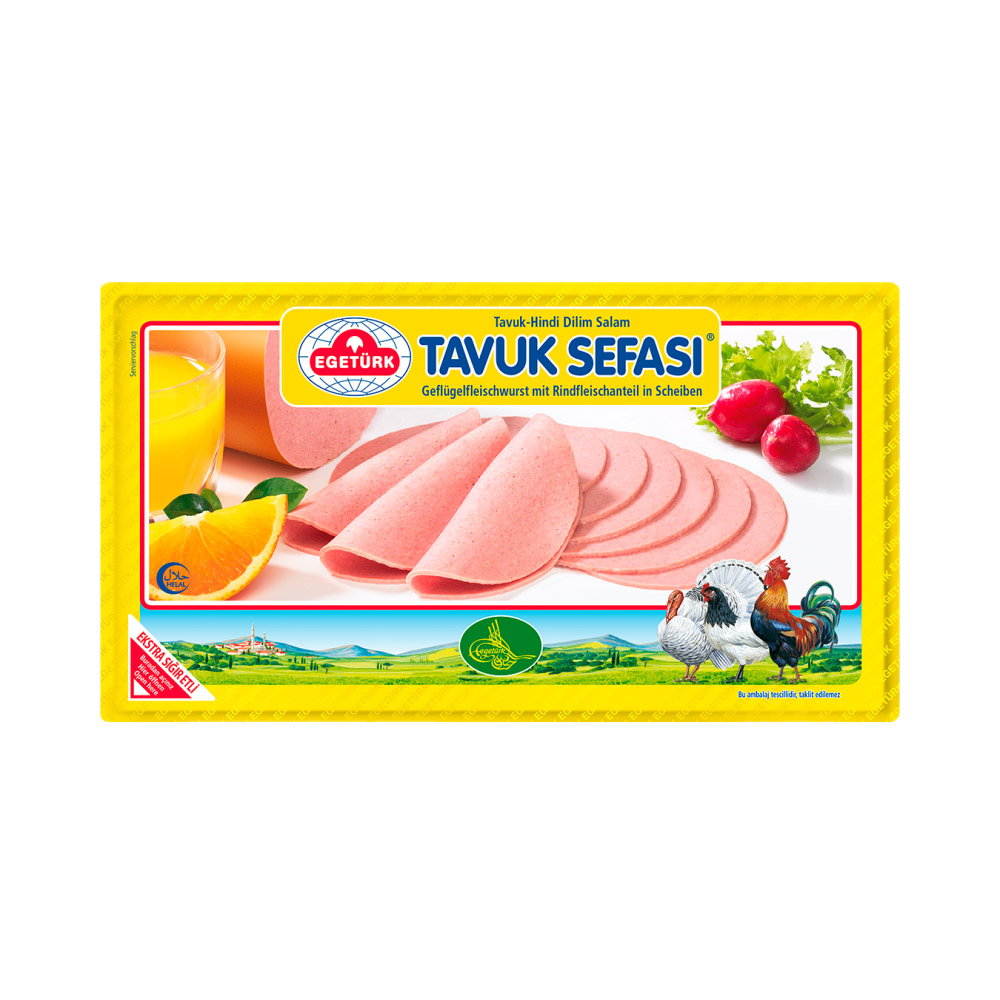 SALAMI VOLAILLE EN TRANCHES EGETURK - 125G