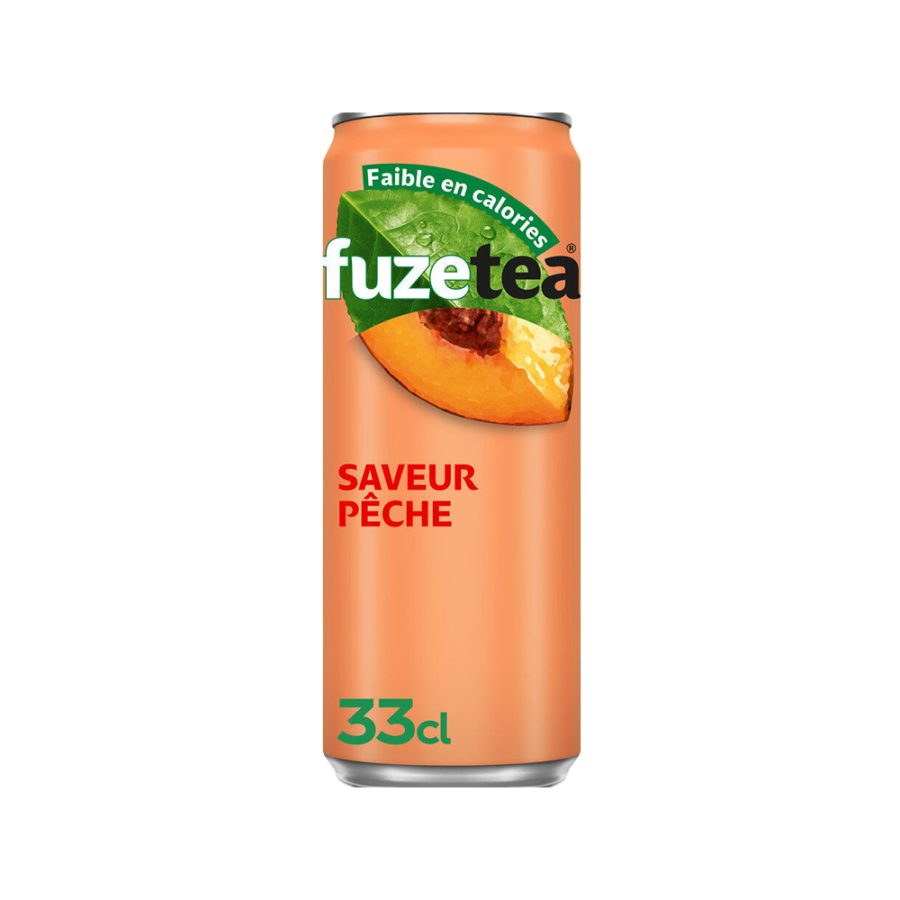 Fuze Tea Boisson FUZE TEA PECHE INTENSE - 33CL - Pro-Inter, magasins orientaux